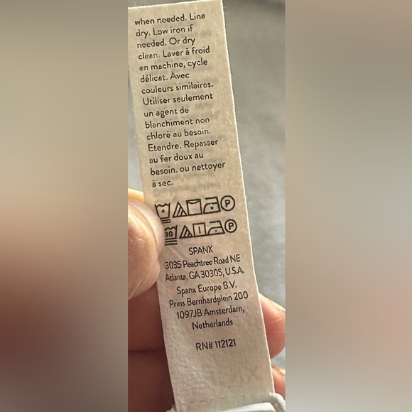 SPANX 20479Q Cropped Wide Leg Classic White Pull-on Shaping Pants M - Picture 8 of 8